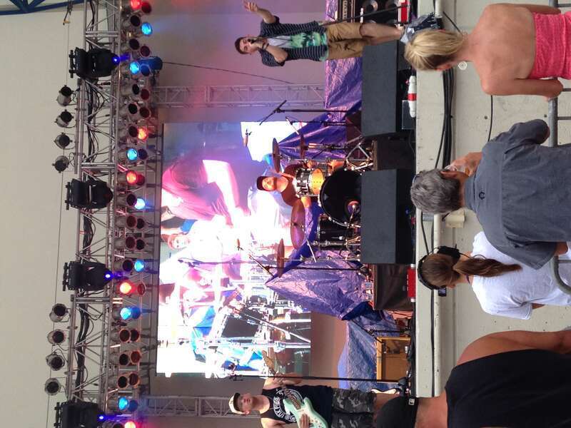 Aer performing at SunFest in West Palm Beach Florida in 2015