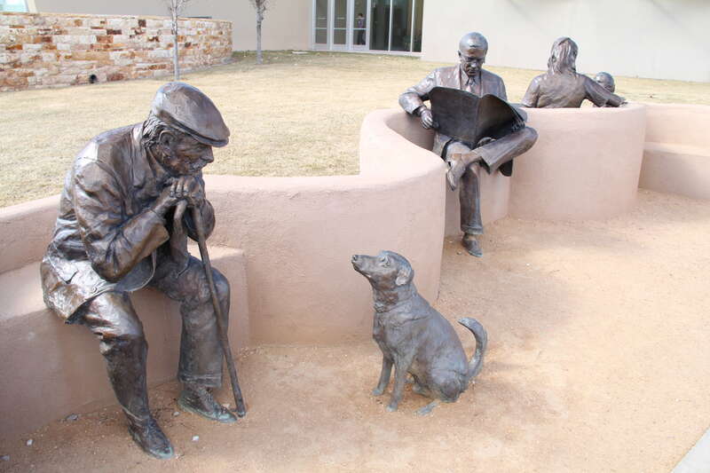 Albuquerque Museum sculptures, NM USA