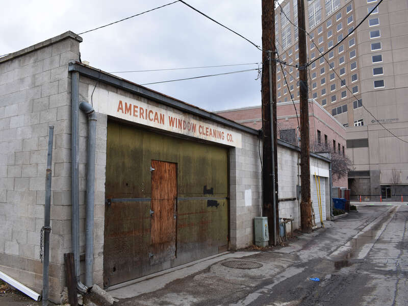 The American Window Cleaning Company sign in Boise, Idaho