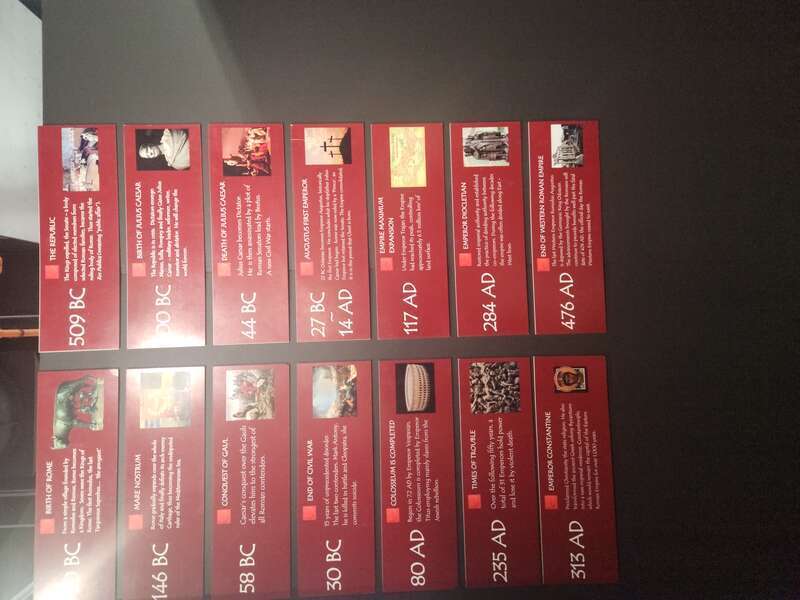 Ancient Rome Exhibition in New York city. It was at 378 Broadway, NY, and went from September 1, 2023 to September 30, 2023.