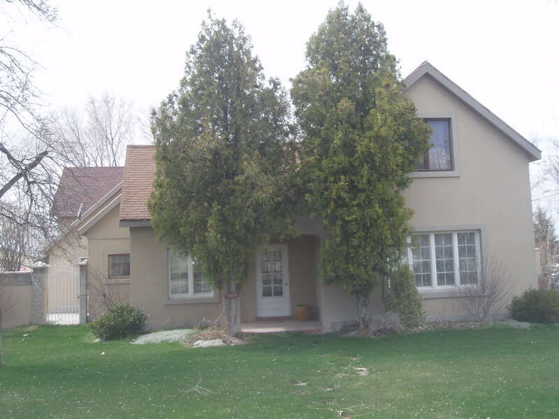 The James and Hannah Atkinson House, a historic home in Woods Cross, Utah, United States.