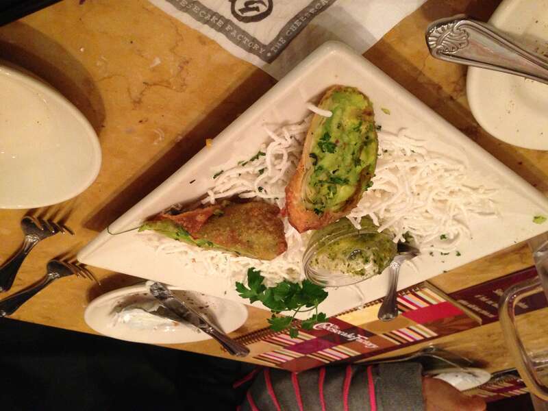 Avocado Eggrolls from Cheesecake Factory