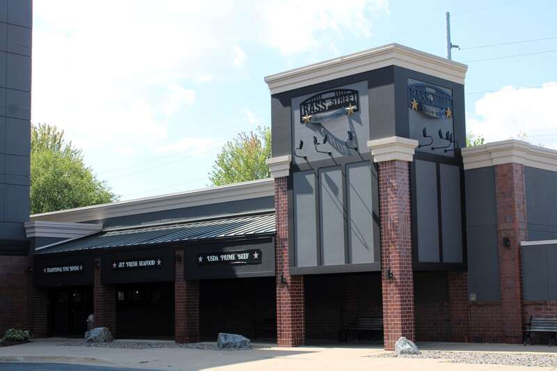 Bass Street Chop House, the restaurant in the Wyndham Moline on John Deere Commons in Moline, Illinois.