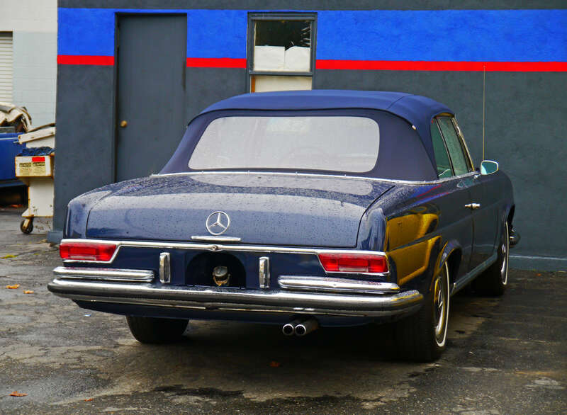 1969-1971 Mercedes-Benz W111 convertible.