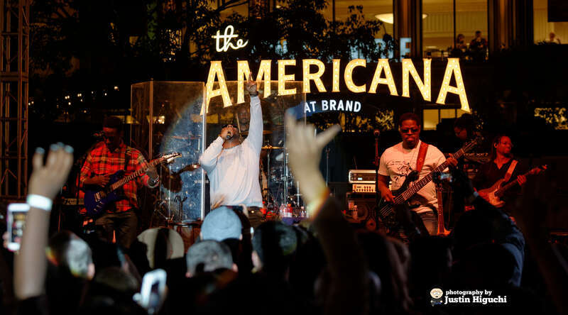 Boyz II Men performing live at The Americana at Brand in Glendale California on Monday October 20th, 2014. This was their &quot;Collide&quot; album release show.