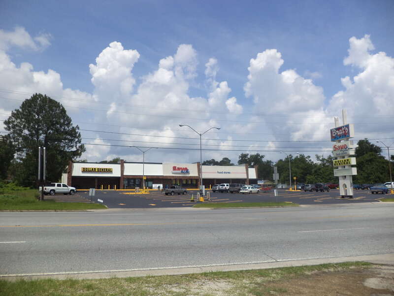 Brat's Plaza, Dollar General, Save-a-lot, Madison Highway, Valdosta, Lowndes County, Georgia