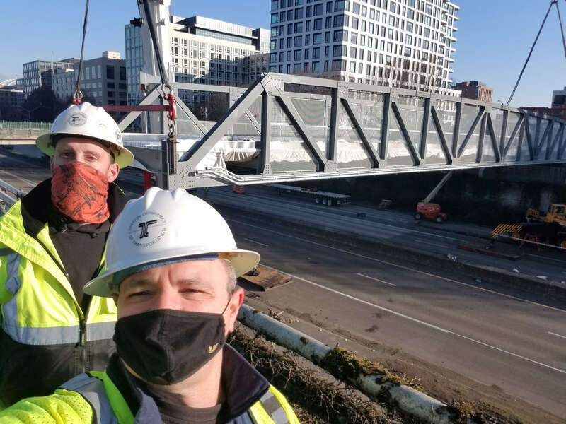 Flanders Crossing Bike and Pedestrian Bridge, Portland
