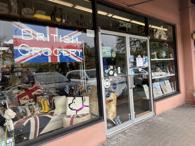 British Isles grocery store