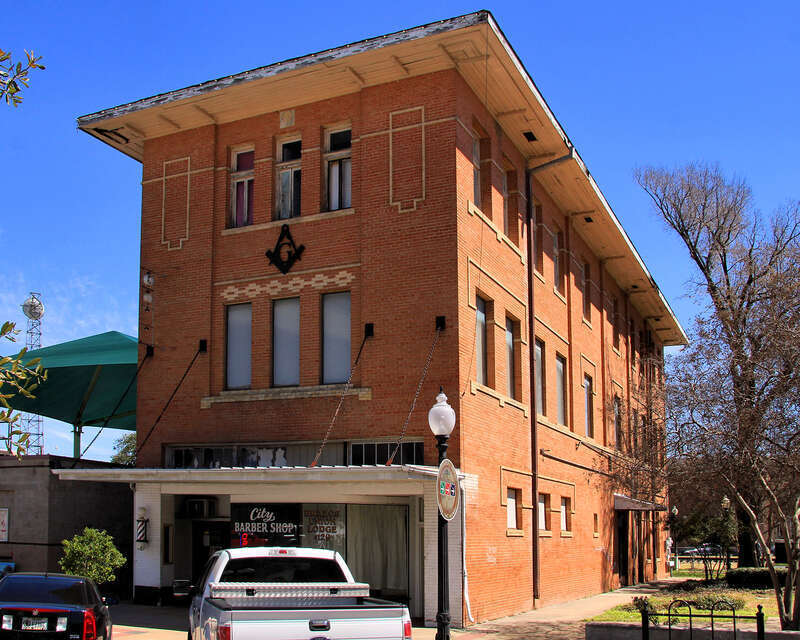 The Brazos Union Masonic Lodge – No. 129 A.F.&amp;amp; A.M in Bryan, Texas, United States was built in 1910.