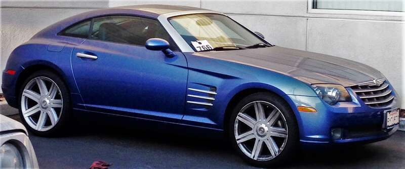 Chrysler Crossfire sports car made in Germany.