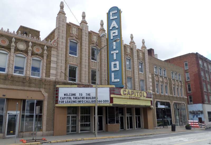 The Capitol Theatre Building, located at 140 E. 2nd St, Flint, MI.