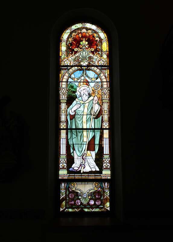 St. Patrick window in the Cathedral of St. Mary in Fargo, North Dakota