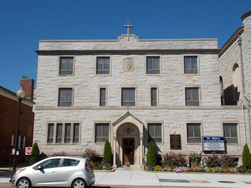 The rectory at the Cathedral of St. Mary of the Assumption in Trenton, New Jersey.