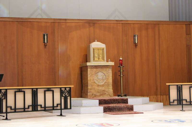Tabernacle in the Cathedral of the Holy Spirit in Bismarck, North Dakota.
