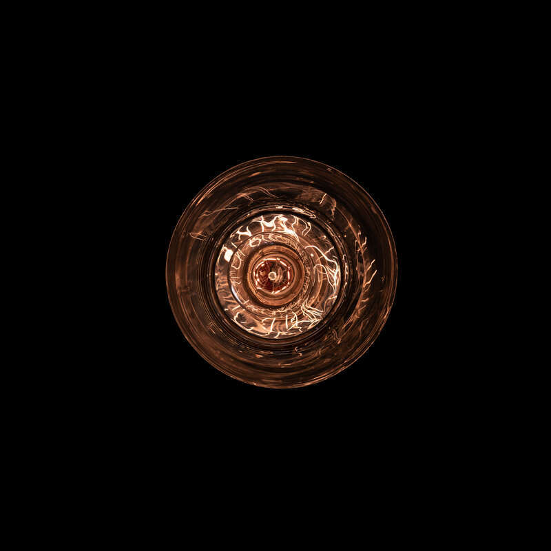 Ceiling light fixture, Harry's Restaurant, Fall River, Massachusetts, US (PPL1-Corrected)