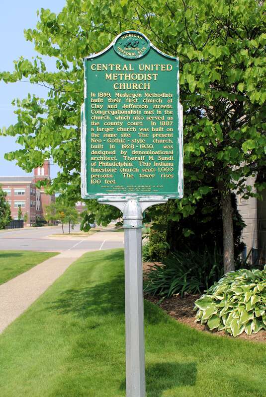Central United Methodist Church in Muskegon, Michigan.