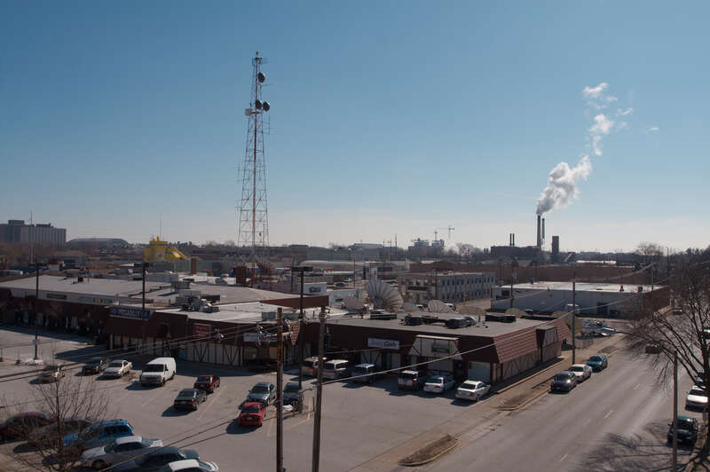 A view of Champaign, IL, looking towards southeast