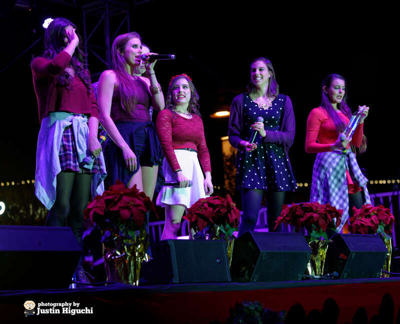 Cimorelli performing live at the Citadel Outlets 13th Annual Tree Lighting concert in Los Angeles California on Saturday November 8th, 2014. Presented by 97.1 FM AMP Radio and Fox 11.