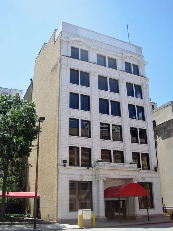 The Citizens Bank in South Bend, IN (1913). The bank was founded in 1892. They were merged into the Old National Bancorp. One of the architects, George Freyermuth, was elected mayor of South Bend in 1934.
