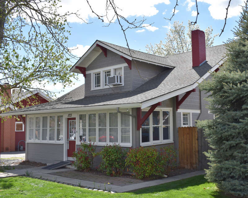 The Clara Hill House in Meridian, Idaho, was constructed in 1920 and is listed on the National Register of Historic Places.