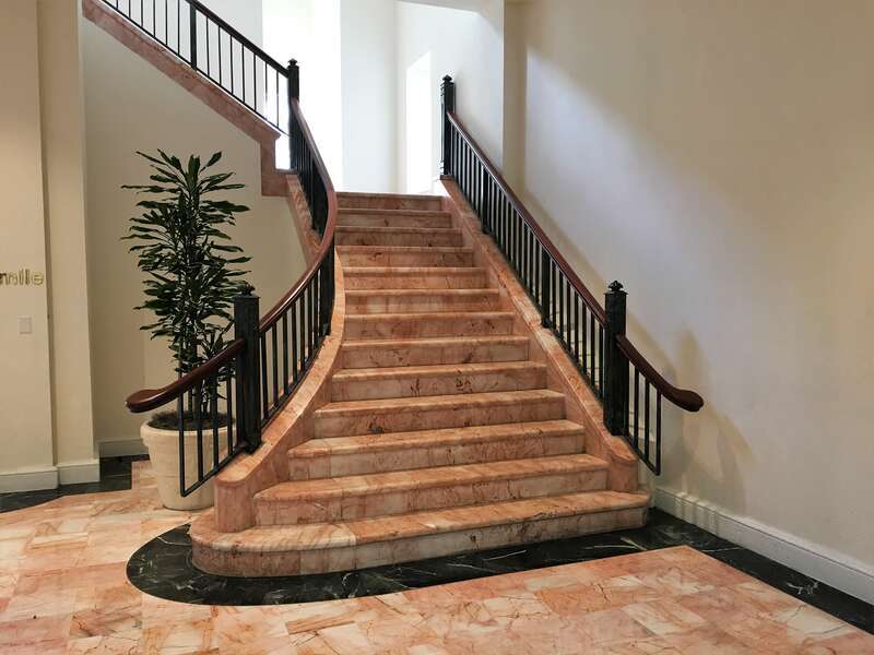 Colonnadded Building Coral Gables - Interior stairway