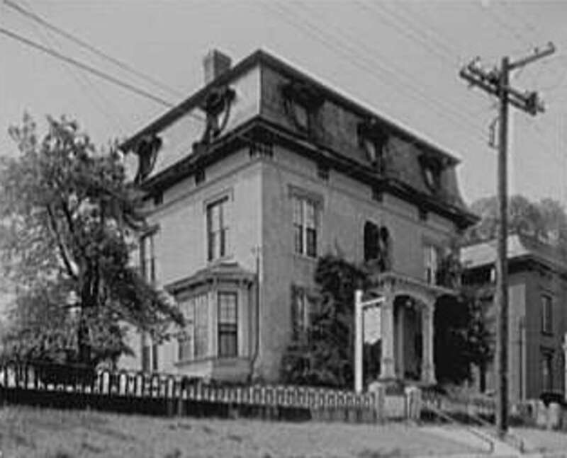 The Franklin Pierce House at 52 South Main Street, Concord, New Hampshire; not to be confused with the w:Pierce Manse, also in Concord.  Image has been cropped from the original.