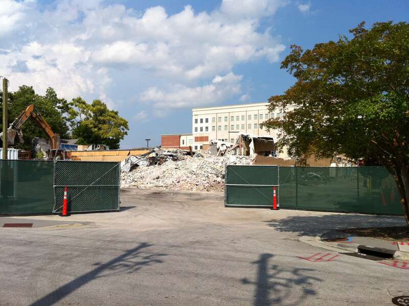County Jail and Sheriff's Office.  Seashore Builders Inc. of Maple Hill is demolishing the 44,526-square-foot building July 2014