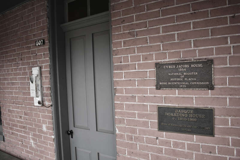 The Cyrus Jacobs House (1864) in Boise, Idaho, is listed on the National Register of Historic Places. The building is also known as the Cyrus Jacobs-Uberuaga House, and it is part of the Basque Museum &amp;amp; Cultural Center.