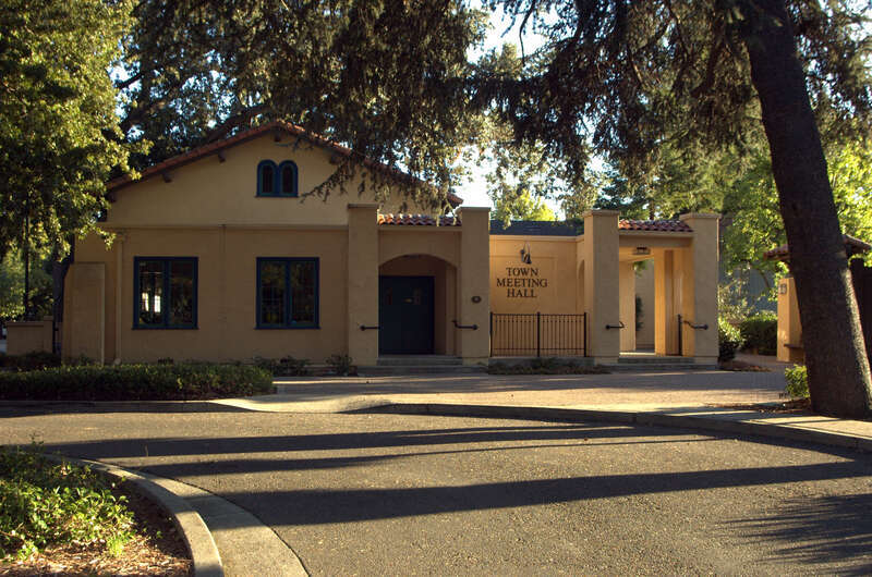 Danville CA Town Meeting Hall.
