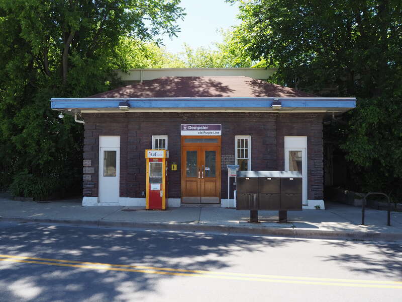 The headhouse at Dempster