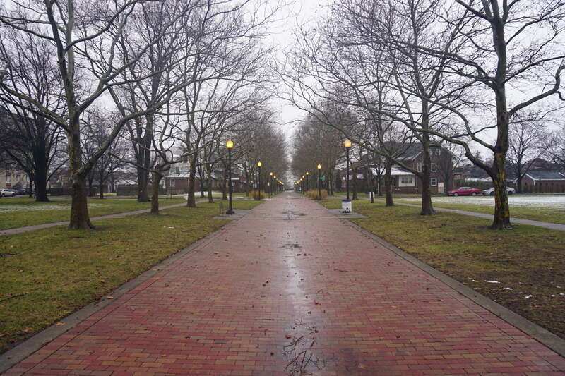 Pallister Park in Detroit, Michigan (United States).