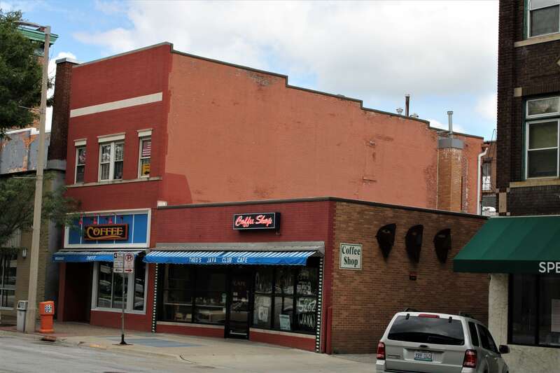 Buildings in the Downtown Rock Island Historic District in Illinois.
