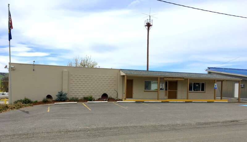 City hall in Dufur, Oregon, United States.