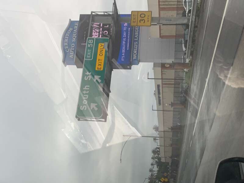 Taken 5 miles before I-405 Interchange