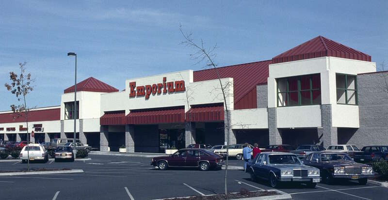 The Emporium store at the Gresham Town Fair shopping center, in Gresham, Oregon, in 1989. The shopping center, located on Eastman Parkway at Division Street, opened in 1987.
