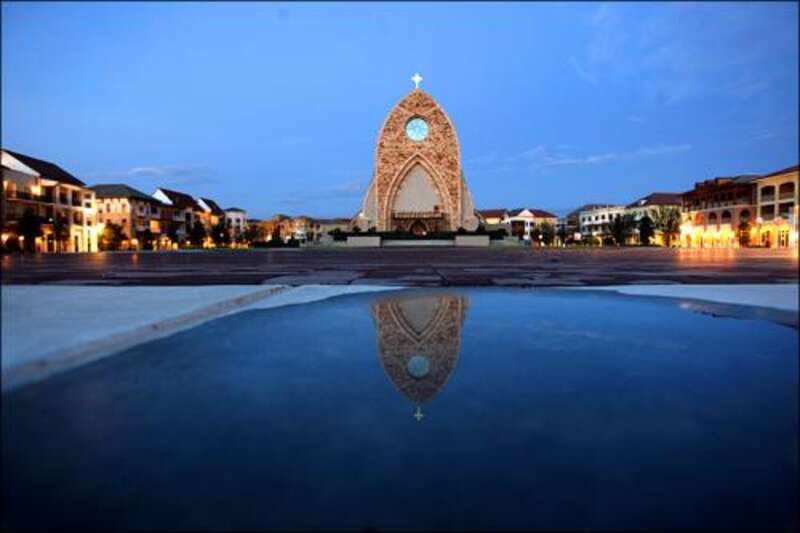 Ave Maria University. The Oratory is the center of the town of Ave Maria.