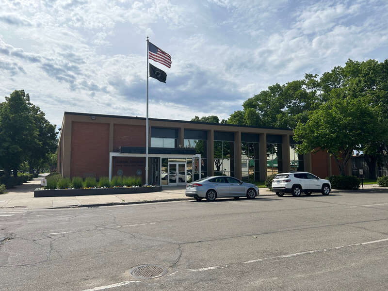 Moorhead, MN Post Office, dedicated by President Dwight D. Eisenhower.