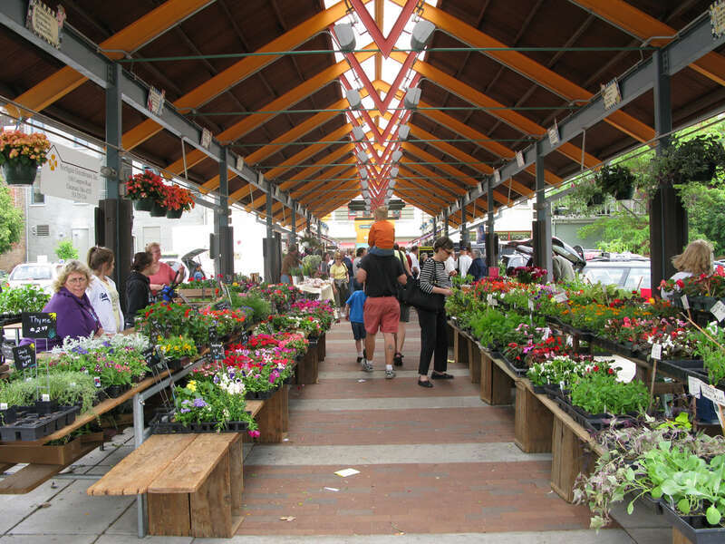 The Farmer's Market at Findlay Market in Over-the-Rhine, Cincinnati, Ohio.