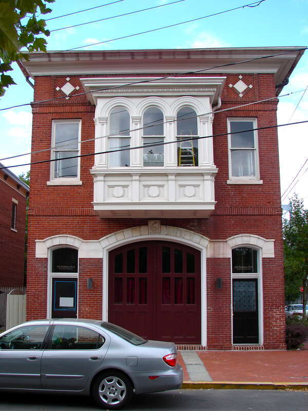 Firehouse #6 (not used anymore as a firehouse) in Camden, New Jersey.  Part of Cooper Grant Historic District on the NRHP since January 30, 1989.  The historic district is bounded by Point, N. Front, Linden, Penn &amp;amp; N. Second Sts. in Camden.  The