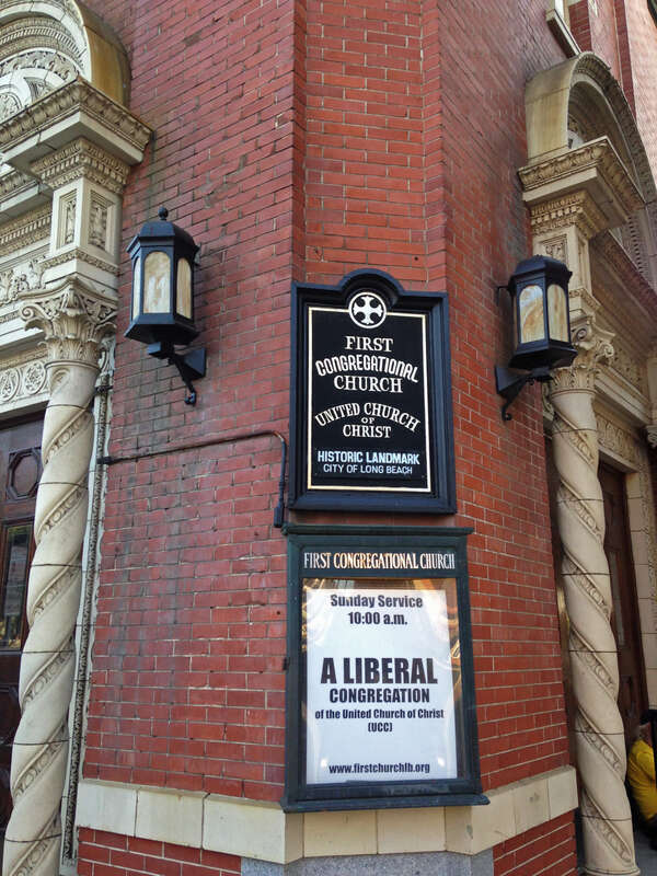 First Congregational Church of Long Beach, 241 Cedar Ave. Long Beach, Northeast Corner