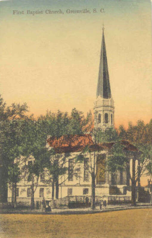 First Baptist Church, Greenville (Greenville County, South Carolina)
postcard