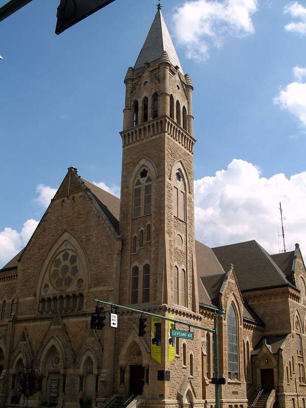 w:National Register of Historic Places listings in Stark County, Ohio

First Methodist Episcopal Church, 120 Cleveland Ave., SW, Canton, Ohio. Home church of w:William McKinley. Now known as Church of the Savior.