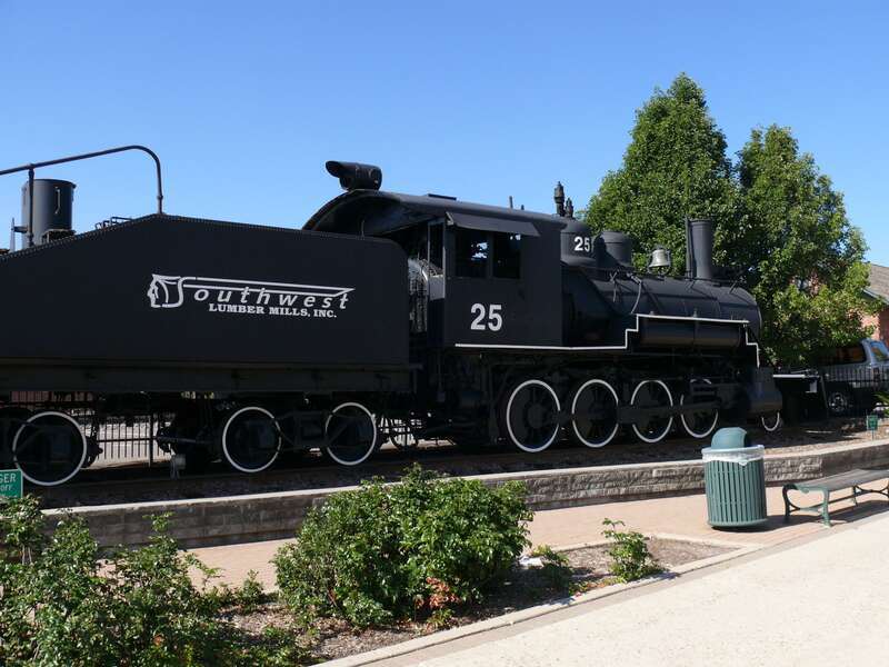 The Two Spot Logging Train in Flagstaff (Arizona, USA).