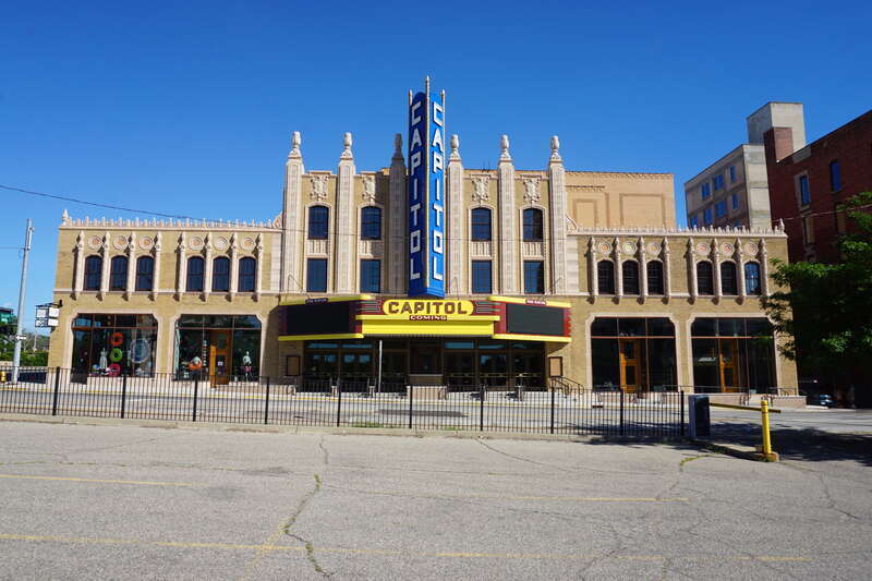 The Capitol Theatre in Flint, Michigan (United States).