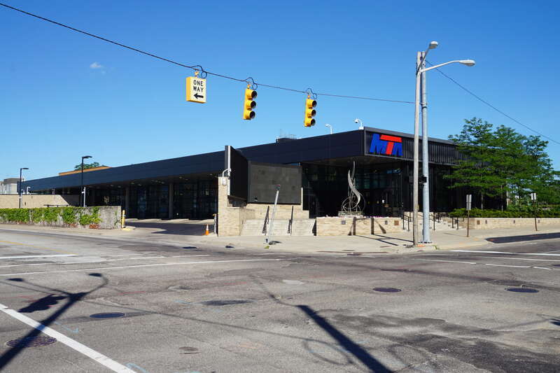 The MTA Transit Center in Flint, Michigan (United States).
