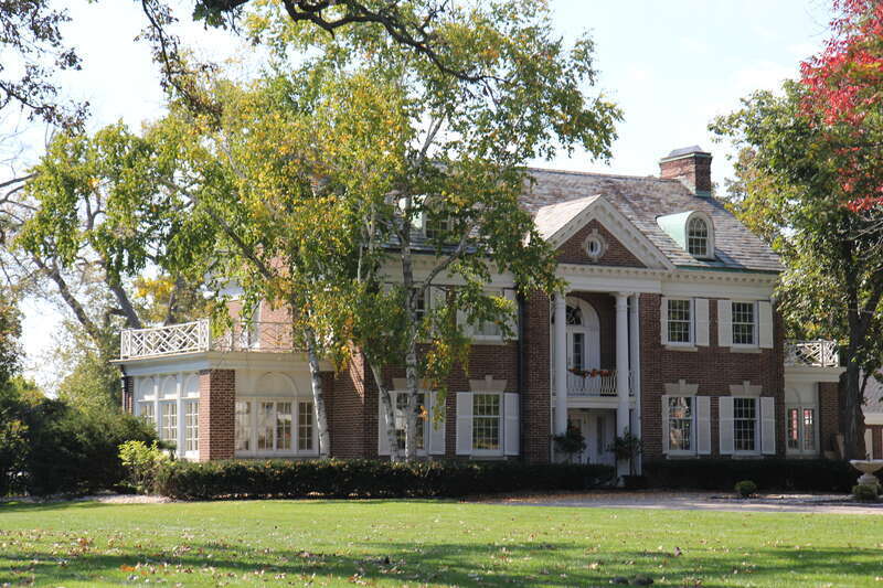 The w:Florence Yates House, 1614 Emerson St. Beloit, Wisconsin. It is listed on the National Register of Historic Places.