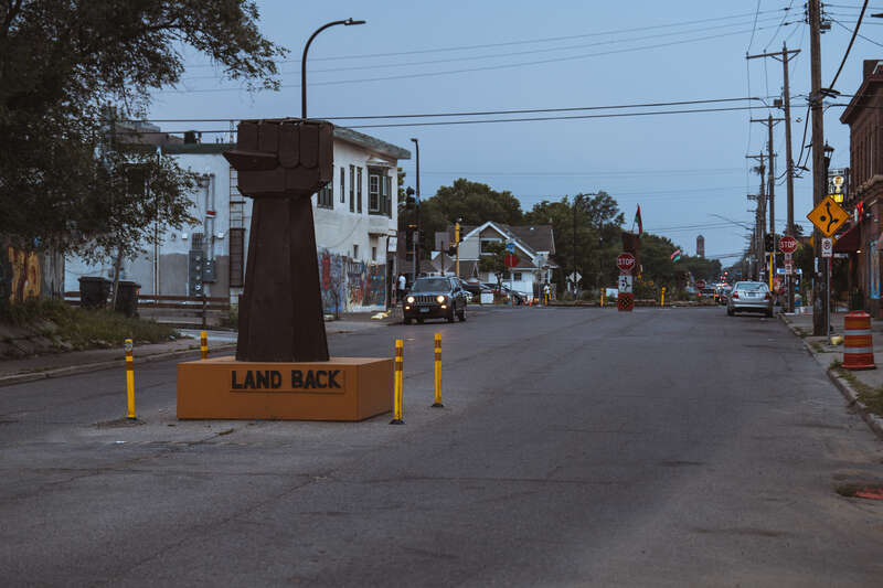 A fist at George Floyd Square on 38th Street in August 2023.

This image is part of a &amp;lt;a href=&quot;https://chaddavis.photography/minneapolis-uprising/&quot; rel=&quot;noreferrer nofollow&quot;&amp;gt;continuing series&amp;lt;/a&amp;gt; following the unrest and events in