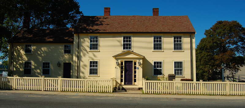 Home of George Peabody, namesake of Peabody, Massachusetts. Now a museum owned by the city.