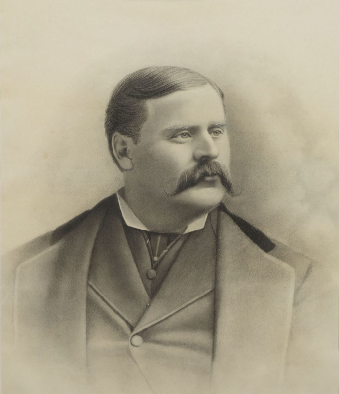 George Washington Thatcher Sr. (1840-1902), photograph. Pioneer of Logan, Utah.