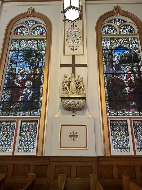 Gesu Catholic Church Downtown Miami FL interior, November 2022